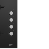 BEKO - HTLG6121SB: Freestanding Hob (Gas, 60 cm) AF Home