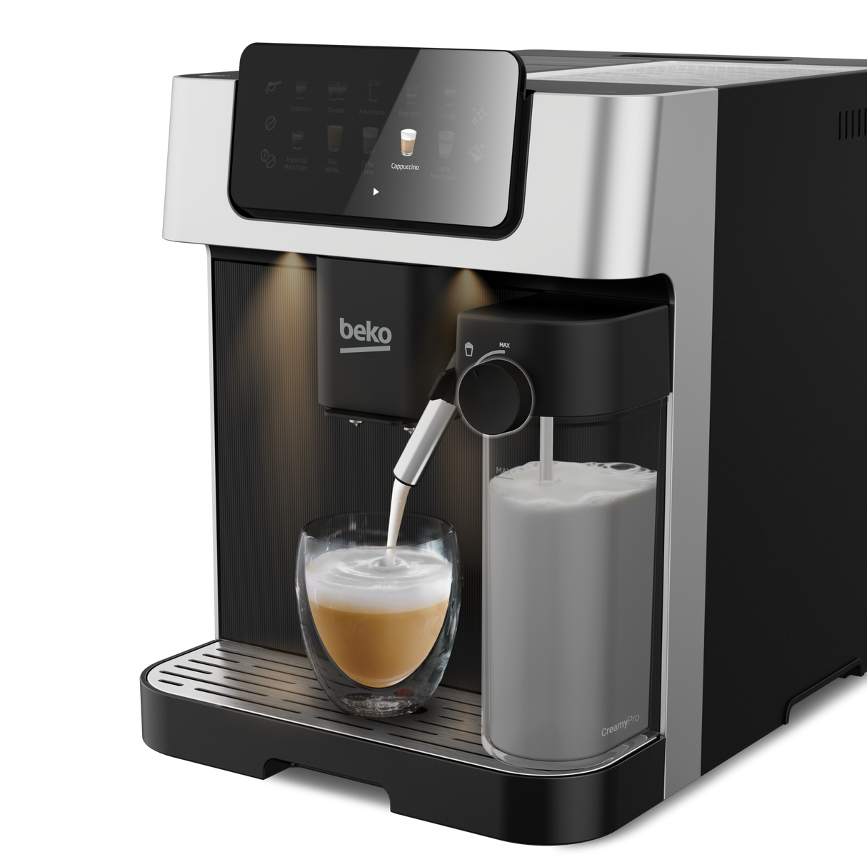 BEKO - CaffeExperto® CE7500 CEG 7304 X: Espresso Machine (19 Bar) AF Home