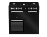 BEKO - BRC916GMB: Range Cooker (Multi-functional 90 cm Triple Cavity with Gas Cooktop) AF Home