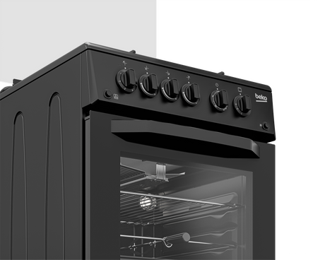 BEKO - FSGT43110GB: Freestanding Cooker (Gas, 50 cm) AF Home