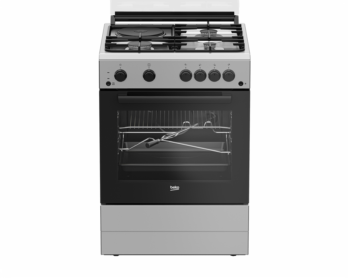 BEKO - FSG63010GSS: Freestanding Cooker (Gas, 60 cm) AF Home