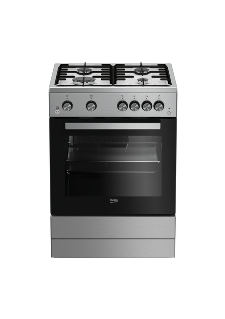 BEKO - FSGT61121DXL: 60cm, 3 gas + 1 wok | gas oven & grill AF Home
