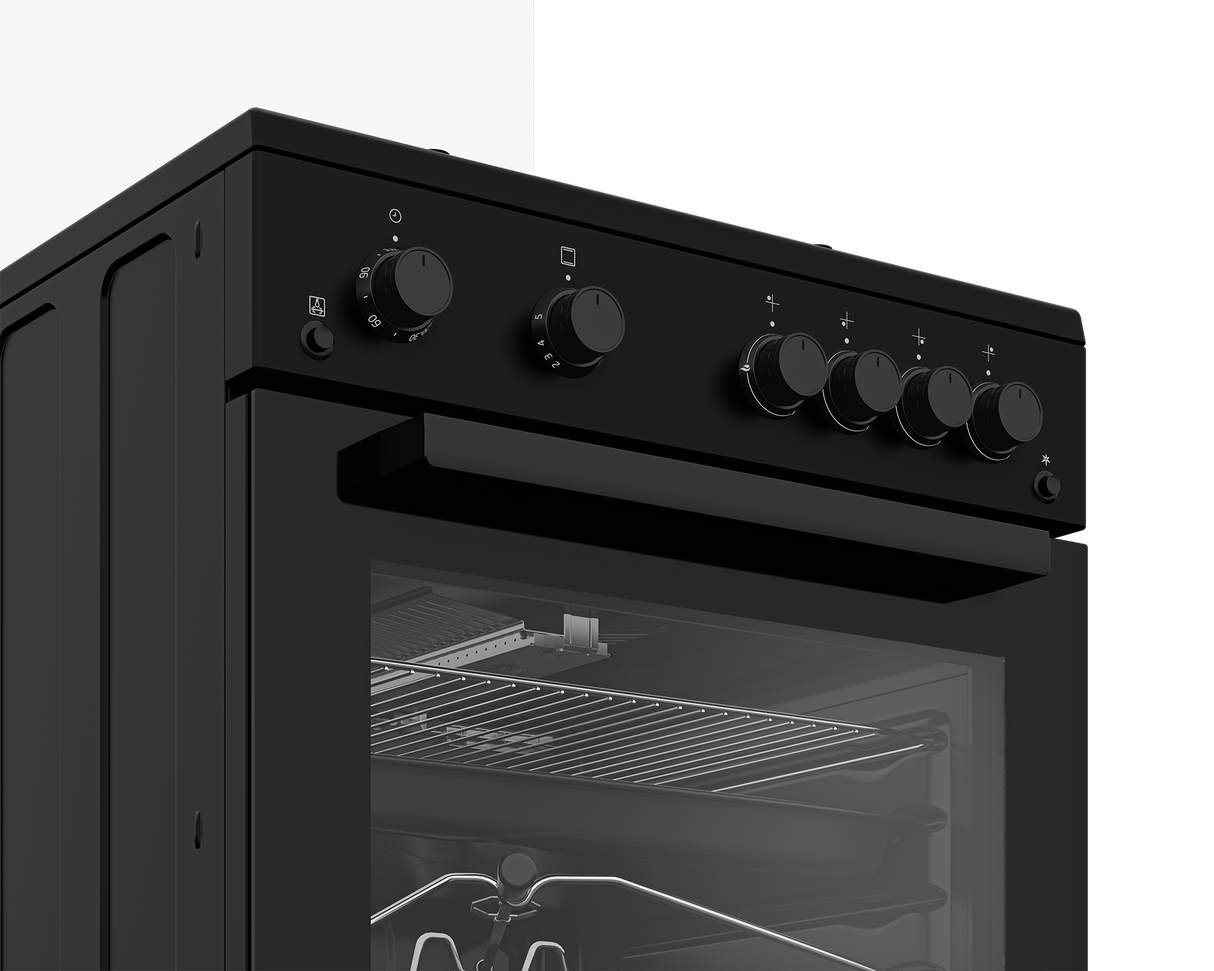 BEKO - FSGT62110GB: Freestanding Cooker (Gas, 60 cm) AF Home