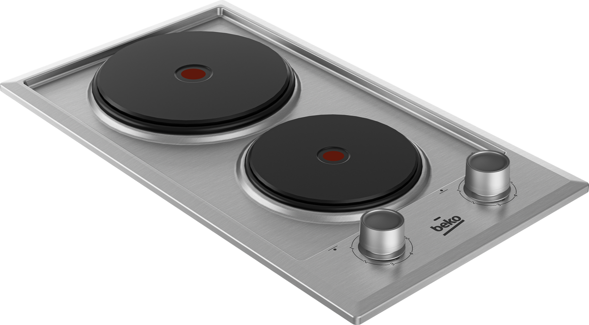 BEKO - HDCE 32201 X: 30 cm, 2 hot plates AF Home