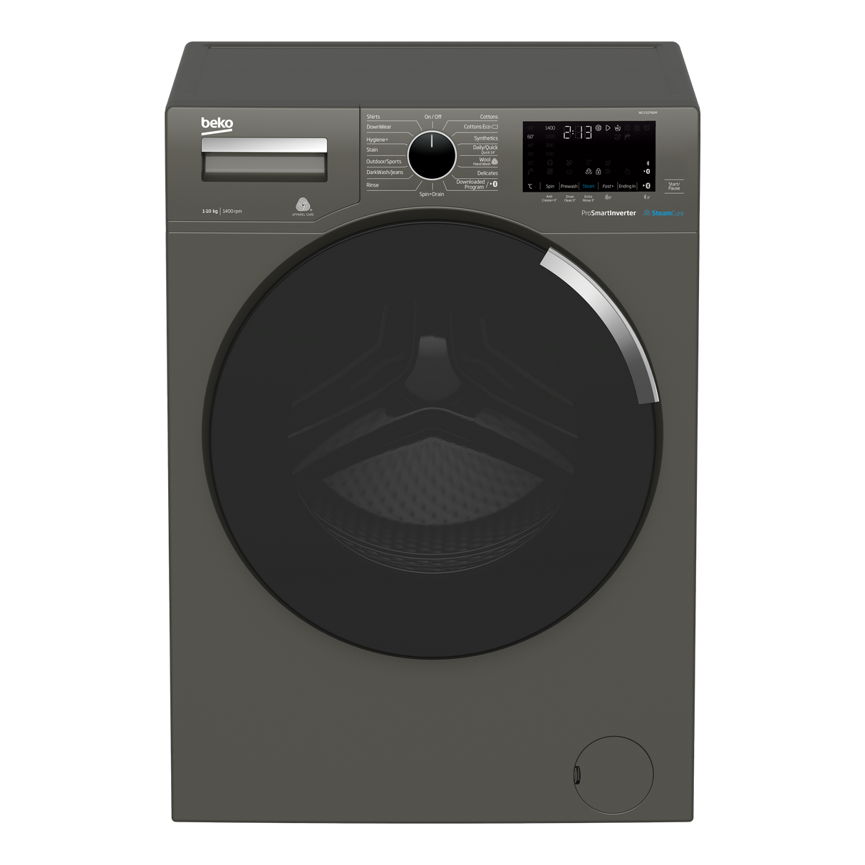 WCV10746M: 10 kg, 1400 rpm, 15 wash programs AF Home