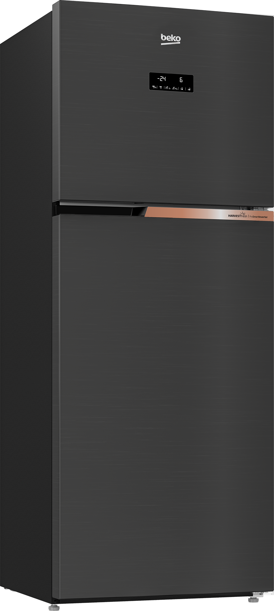 BEKO - RDNT401E50VZK Fridge Freezer (Freezer Top, 66 cm) AF Home