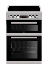 BEKO - BDC6C55X: 60cm, 4 vitroceramic hobs | multi-functional oven AF Home