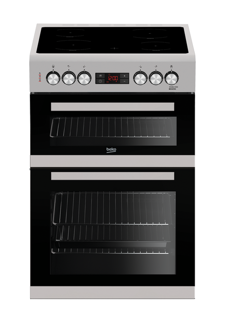 BEKO - BDC6C55X: 60cm, 4 vitroceramic hobs | multi-functional oven AF Home
