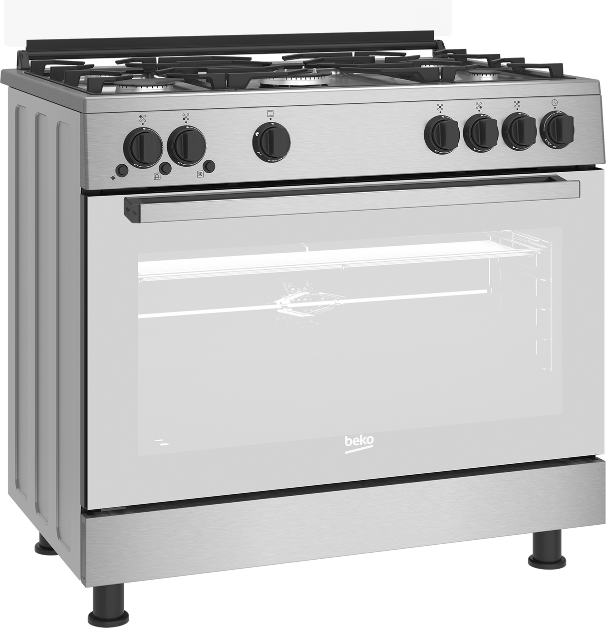 BEKO - GGR 15115 DX NS: Freestanding Cooker (Fan-assisted Gas, 90 cm) AF Home