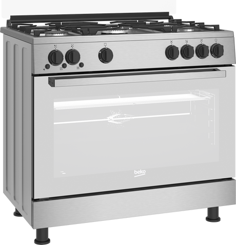 BEKO - GGR 15115 DX NS: Freestanding Cooker (Fan-assisted Gas, 90 cm) AF Home