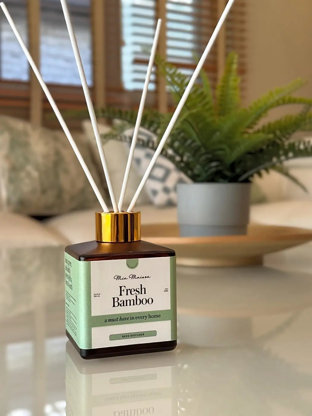 Mia Masion Reed Diffuser Square Amber 100ml Mia Maison