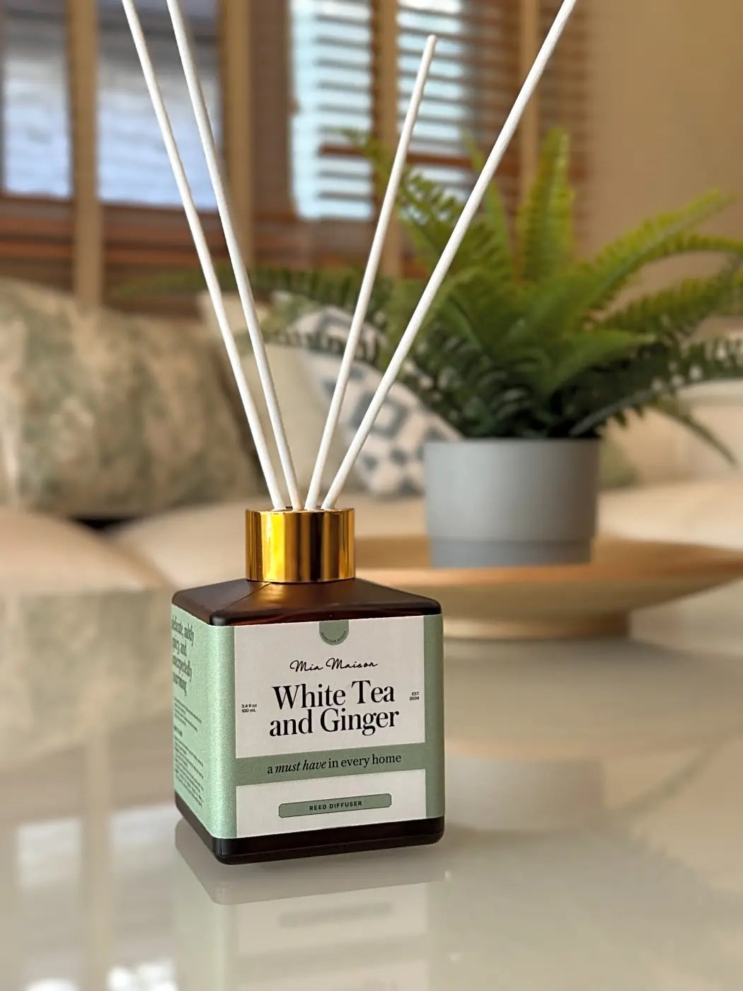 Mia Masion Reed Diffuser Square Amber 100ml Mia Maison