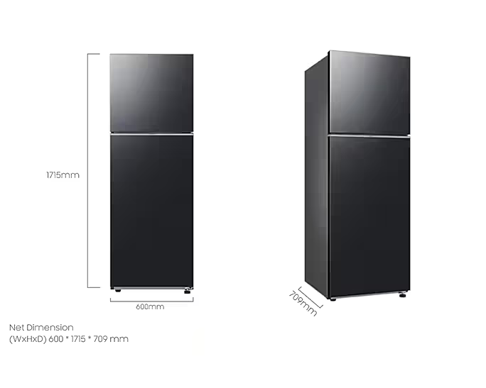 SAMSUNG - TMF Refrigerator SpaceMax™ Technology 12.3 cu.ft. AF Home
