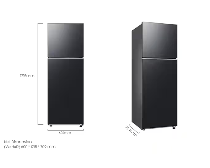 SAMSUNG - TMF Refrigerator SpaceMax™ Technology 10.8 cu.ft. AF Home