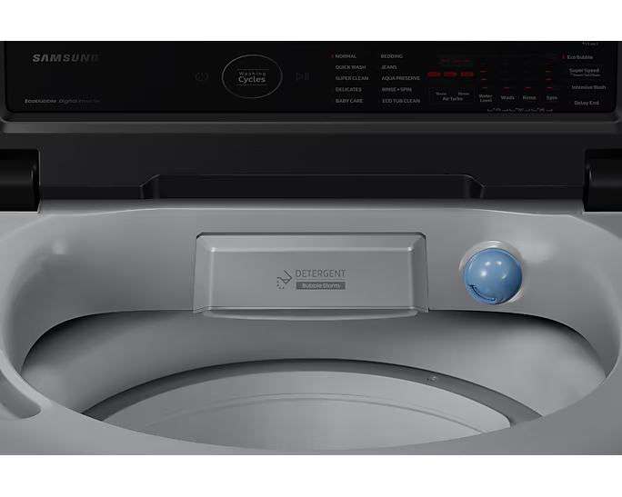 SAMSUNG - Top-load Washer Ecobubble™ 8 kg AF Home