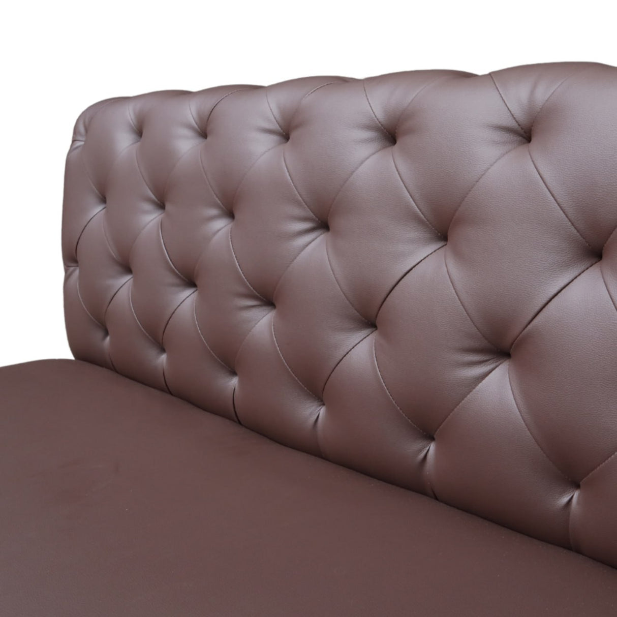 BERNARD Armless Fabric Couch Affordahome