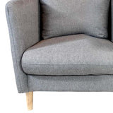 JANE 1-Seater Fabric Sofa Furnigo