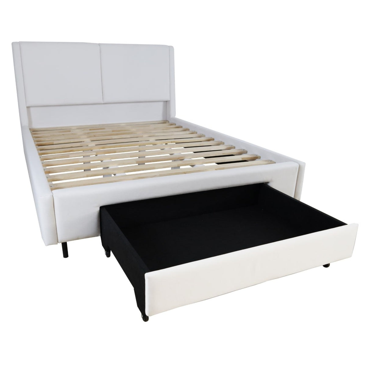 KRIZZY Bedframe with Drawer Furnigo