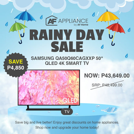SAMSUNG QA50Q60CAGXXP 50" QLED 4K Smart TV | Rainy Day Sale Samsung