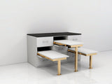 Dining Table Slide with one leg (PRE-ORDER) Easy Space PH