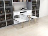 Dining Table Slide with one leg (PRE-ORDER) Easy Space PH