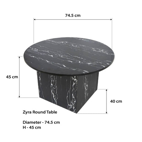Blowout Sale - Zyra Round Table AF Home