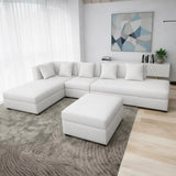 Russel L-shape Fabric Sofa with Ottoman Luxe Life PH