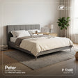 Flash Sale - Peter Upholstered Bed Frame 72'' + FREE Abel Laptop Table AF Home