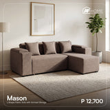 Mason L-Shape Fabric Sofa