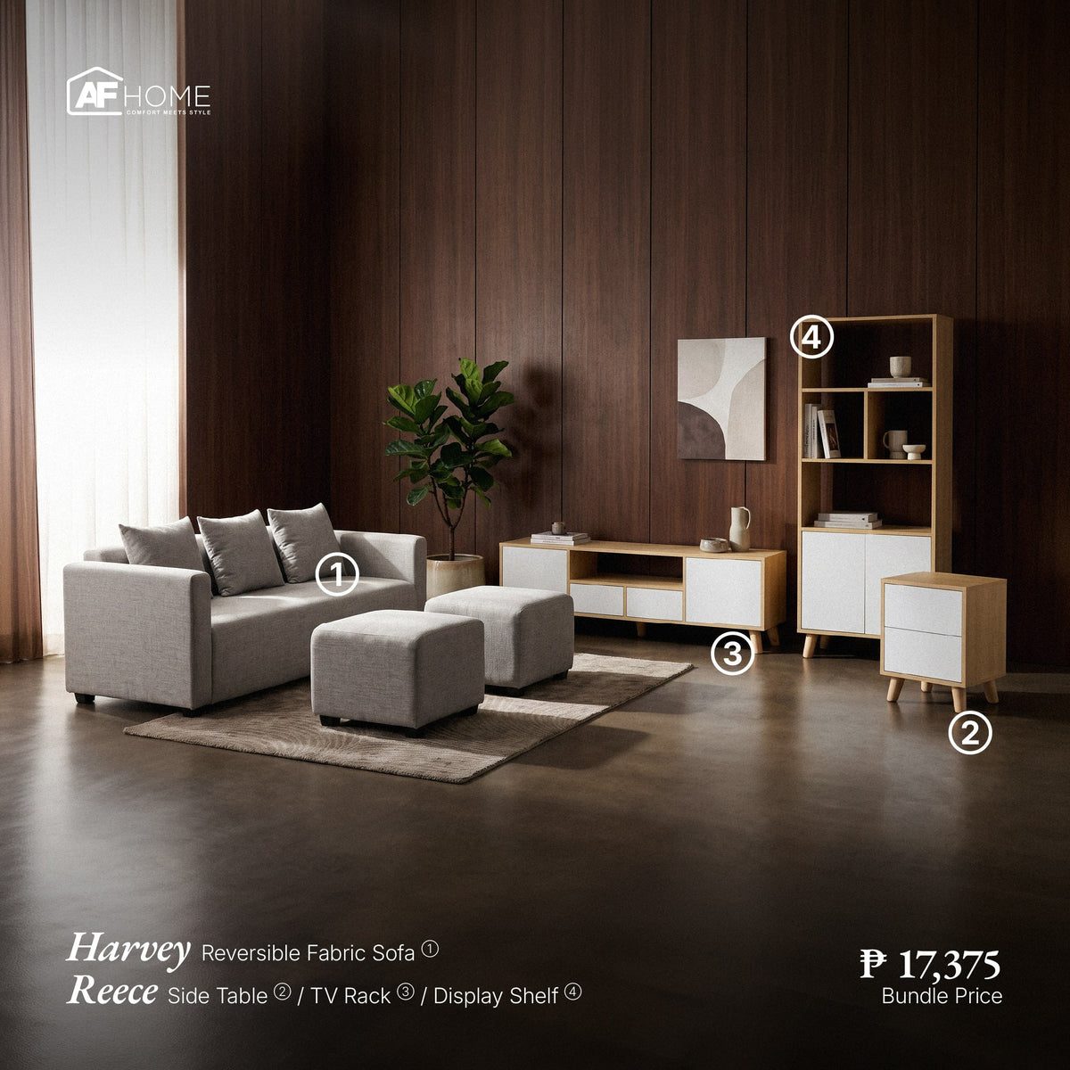 Bahay Upgrade Sale – Harvey Sofa + Reece Series AF Home