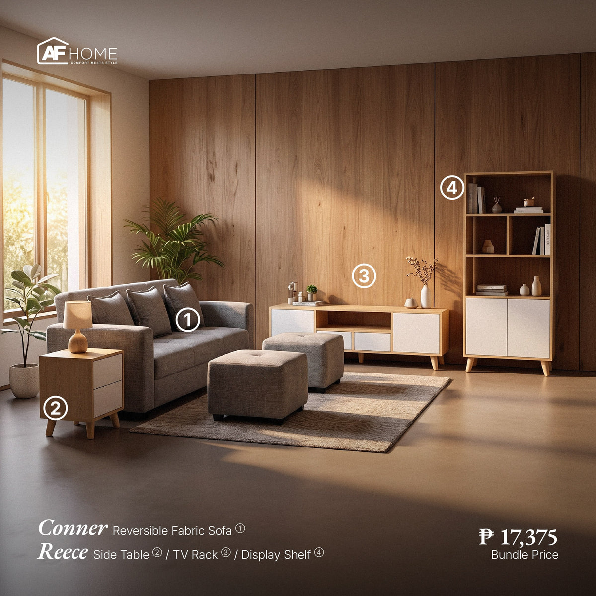 Bahay Upgrade Sale – Conner Sofa + Reece Series AF Home