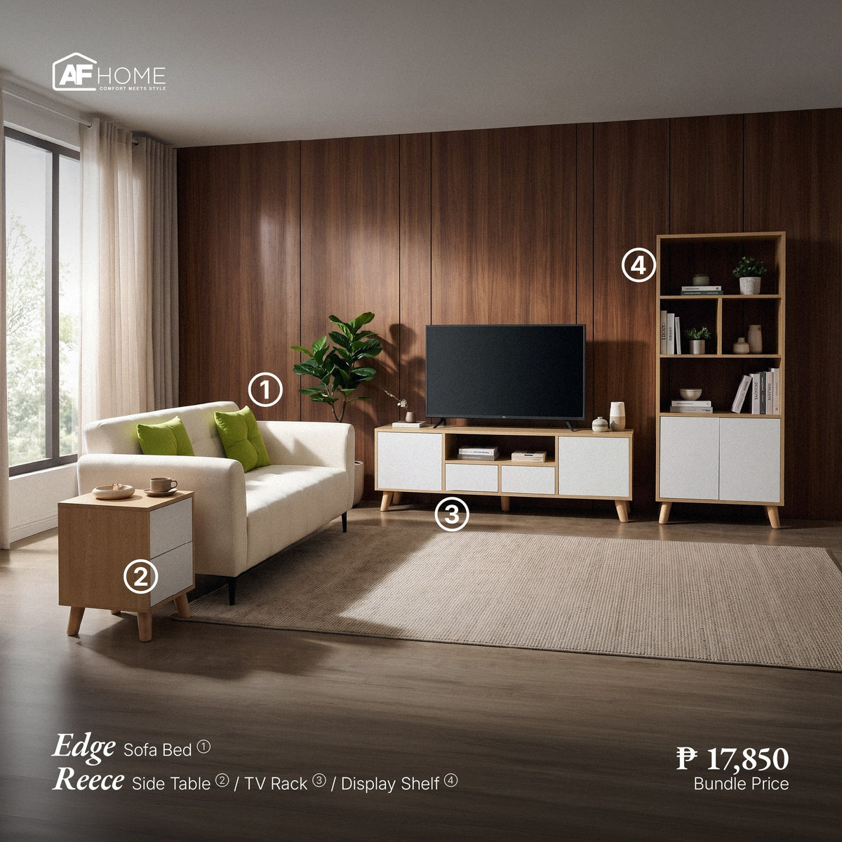 Bahay Upgrade Sale – Edge Sofa Bed + Reece Series AF Home
