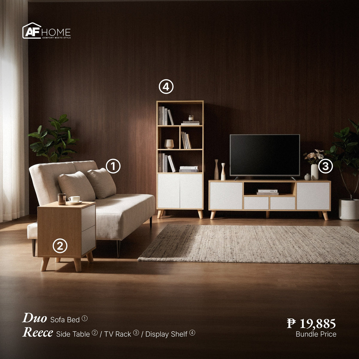 Bahay Upgrade Sale – Duo Sofa Bed + Reece Series AF Home