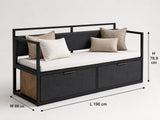 CARMEN SOFA BED W/ DRAWER