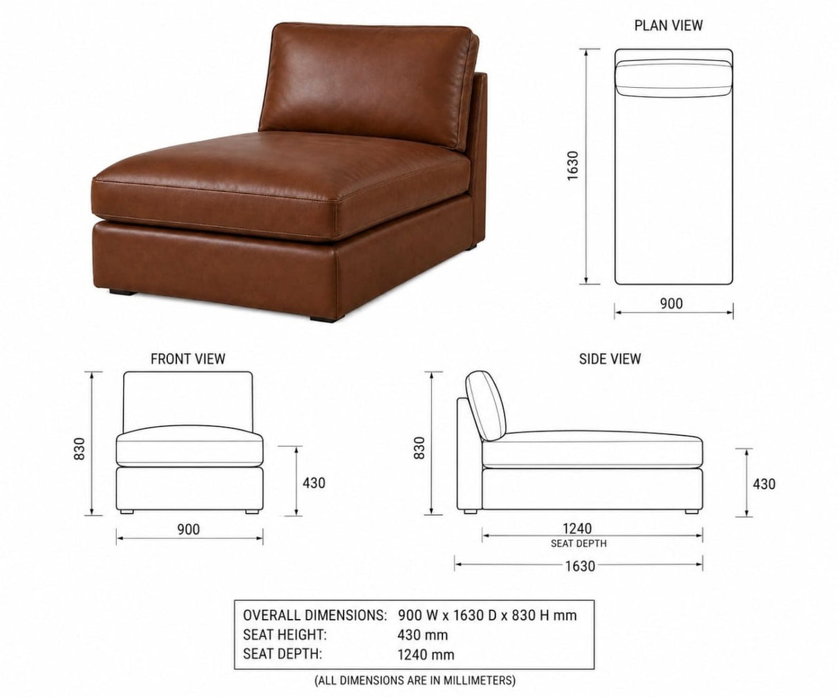 Constantine Chaise Sofa Bed