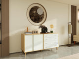 COOPER Sliding Door Server Buffet Cabinet Affordahome