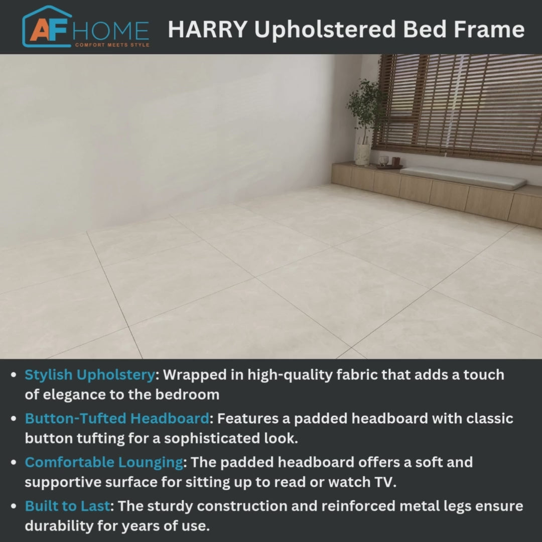 HARRY Upholstered Bed Frame