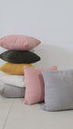 Pica Pillow - Pearl Fabric Throw Pillow Case with Pillow