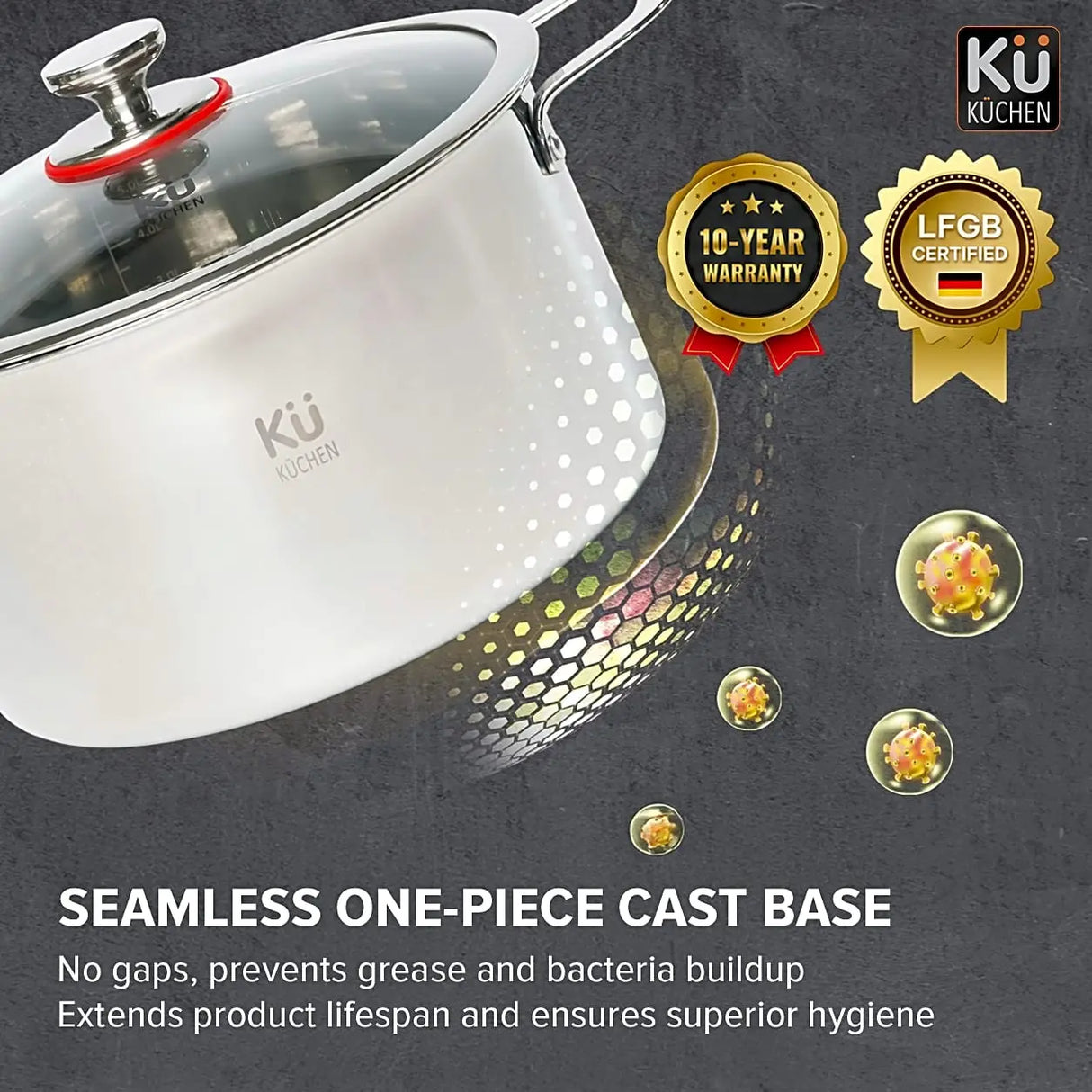Premium Stainless Steel Cookware Set KU3325