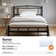 10.10 Mega Sale | Ramer Metal Bed Frame with Surprise Gift AF Home