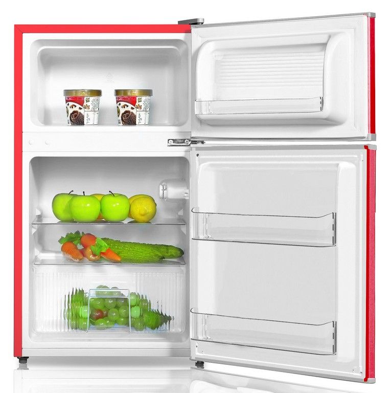 FUJIDENZO RDD 35 R 3.5 cu. ft. Two-Door Direct Cool Refrigerator Fujidenzo