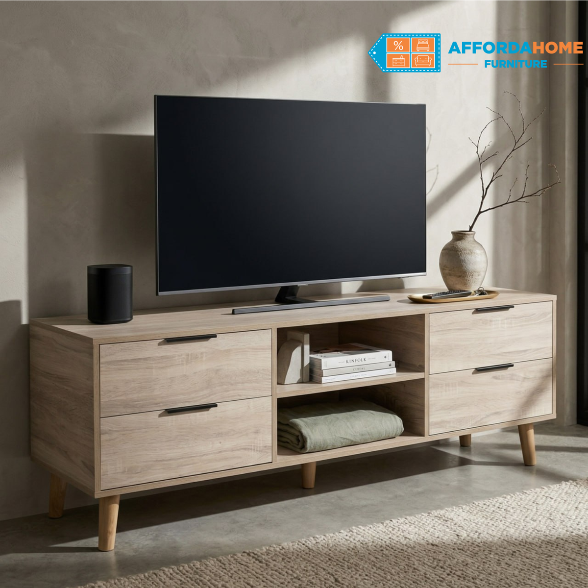 Rei Console TV Rack – AF Home