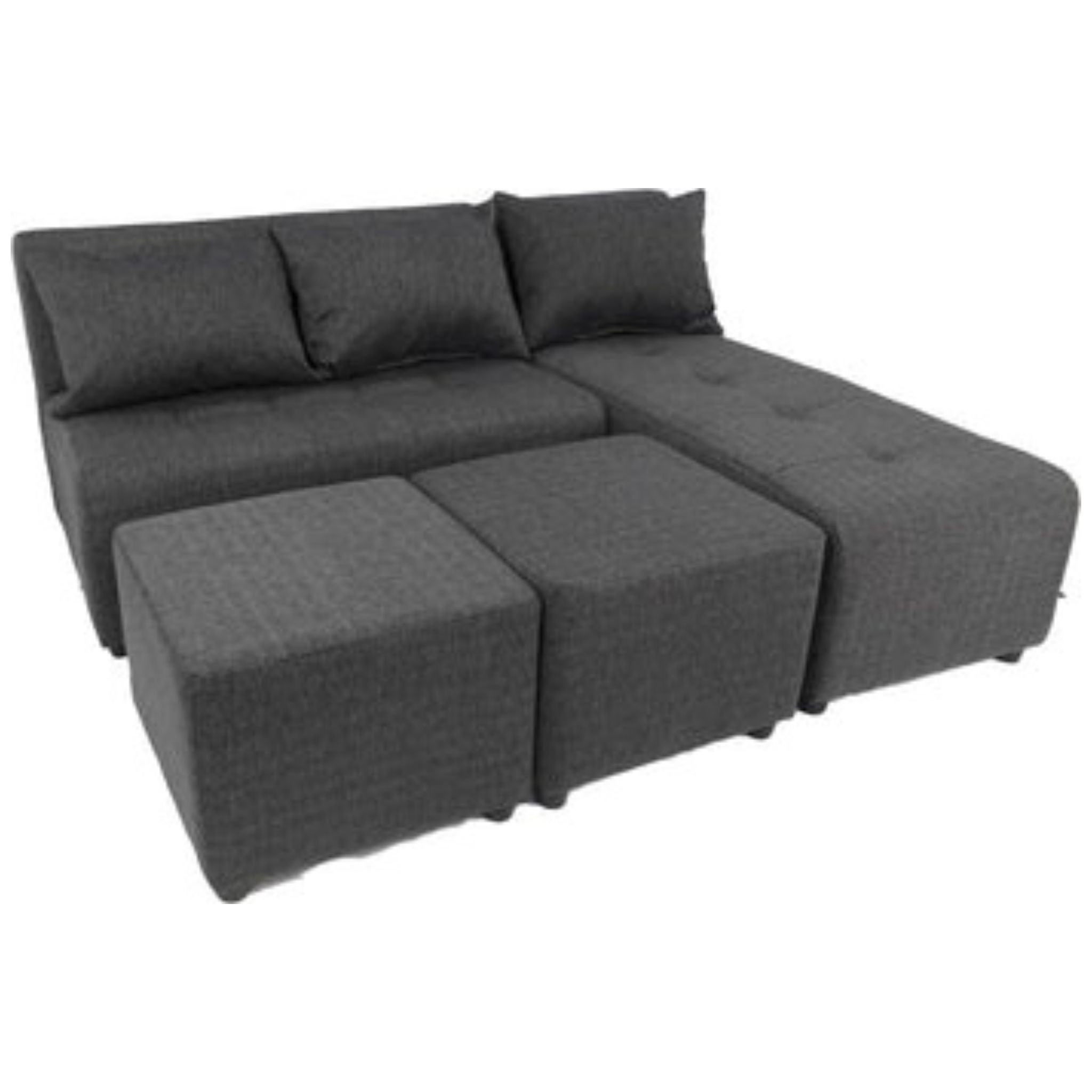 RHEA L-Shape Fabric Sofa AF Home