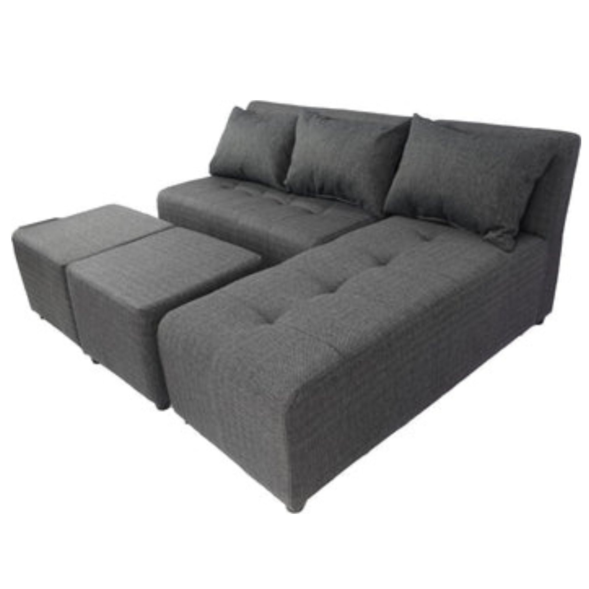 RHEA L-Shape Fabric Sofa AF Home