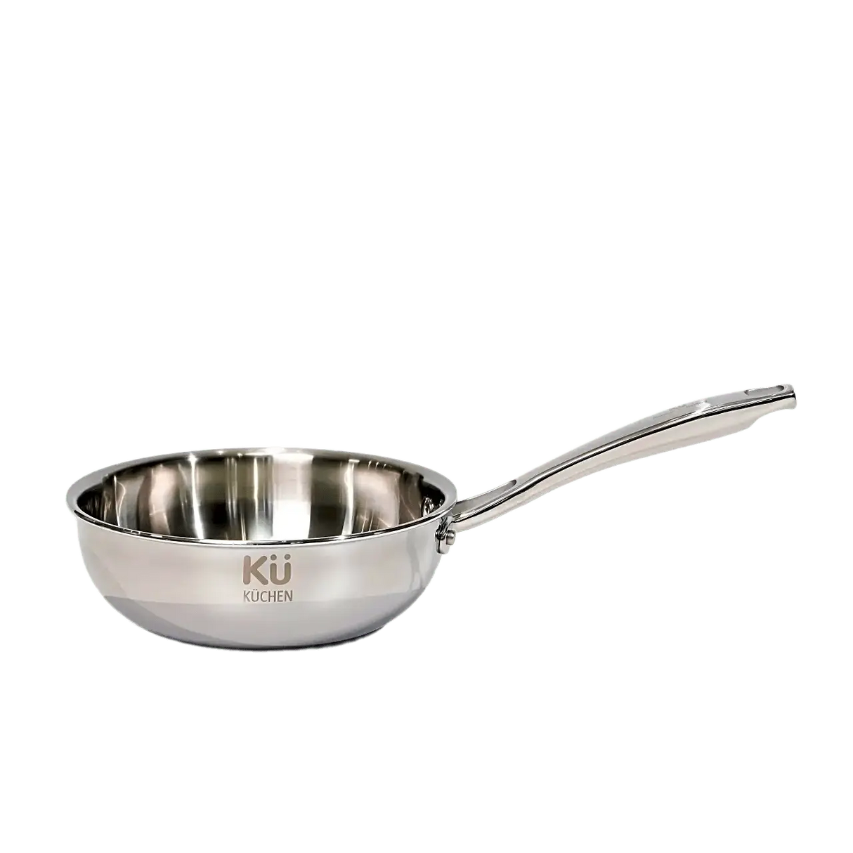 Deep-bottom 3-layer stainless steel pot KU W201316 20cm