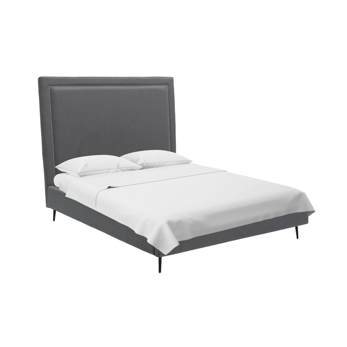 HENRY Upholstered Bed Frame FREE BATHROOM TOWEL 36" x 48" | FREE ASSORTED BEDSHEET 54" x 60" | Payday Sale Furnigo