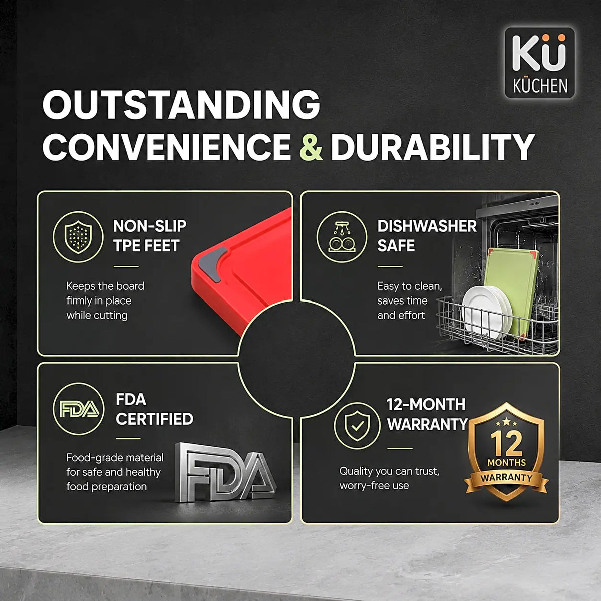 Cutting board KU CB4025