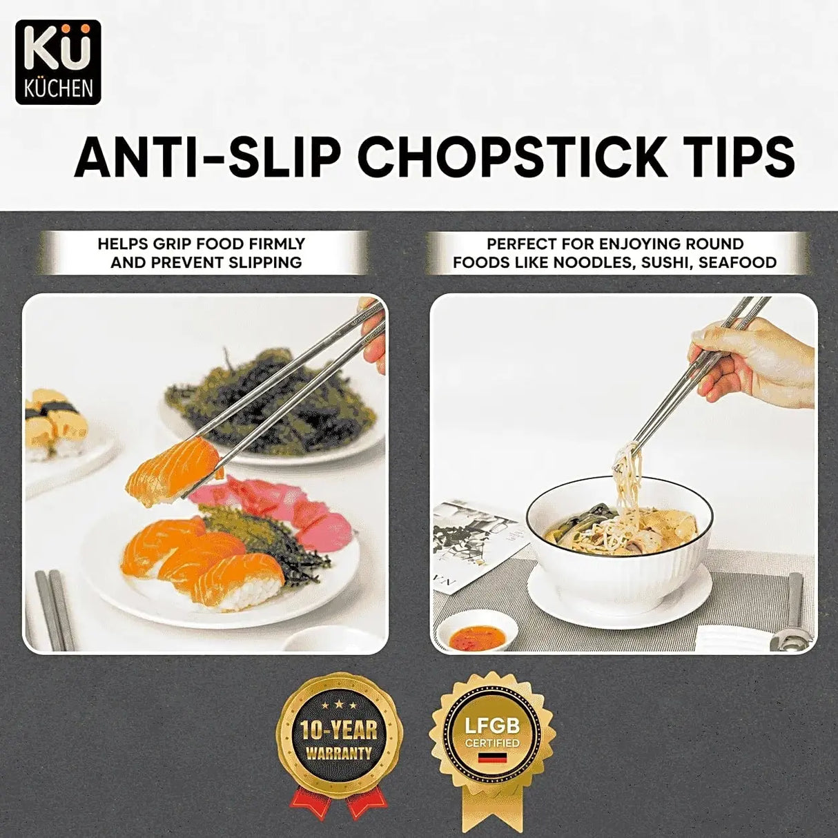 Stainless steel chopsticks set SK-C04-1