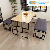 TOBY Dining Set Upholstered Affordahome