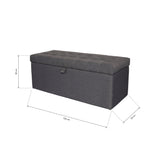 VERLY Storage Ottoman Affordahome